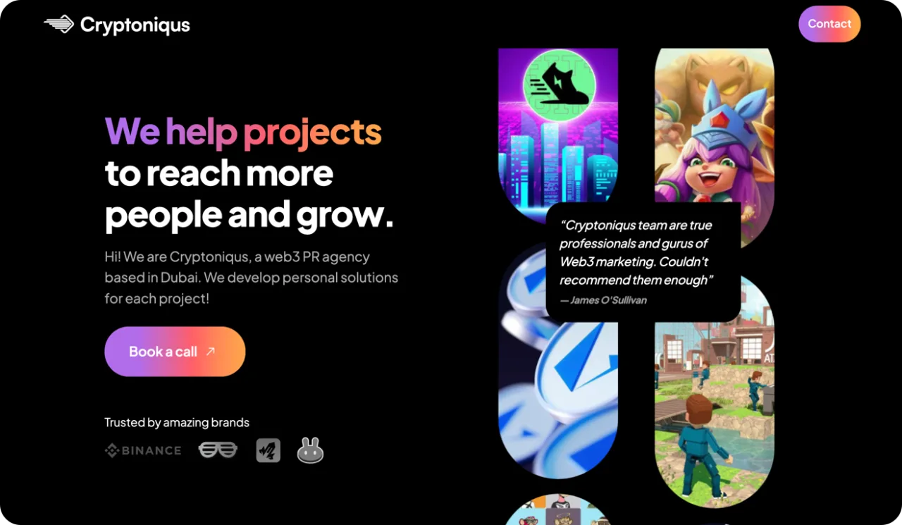 The Cryptoniqus main page