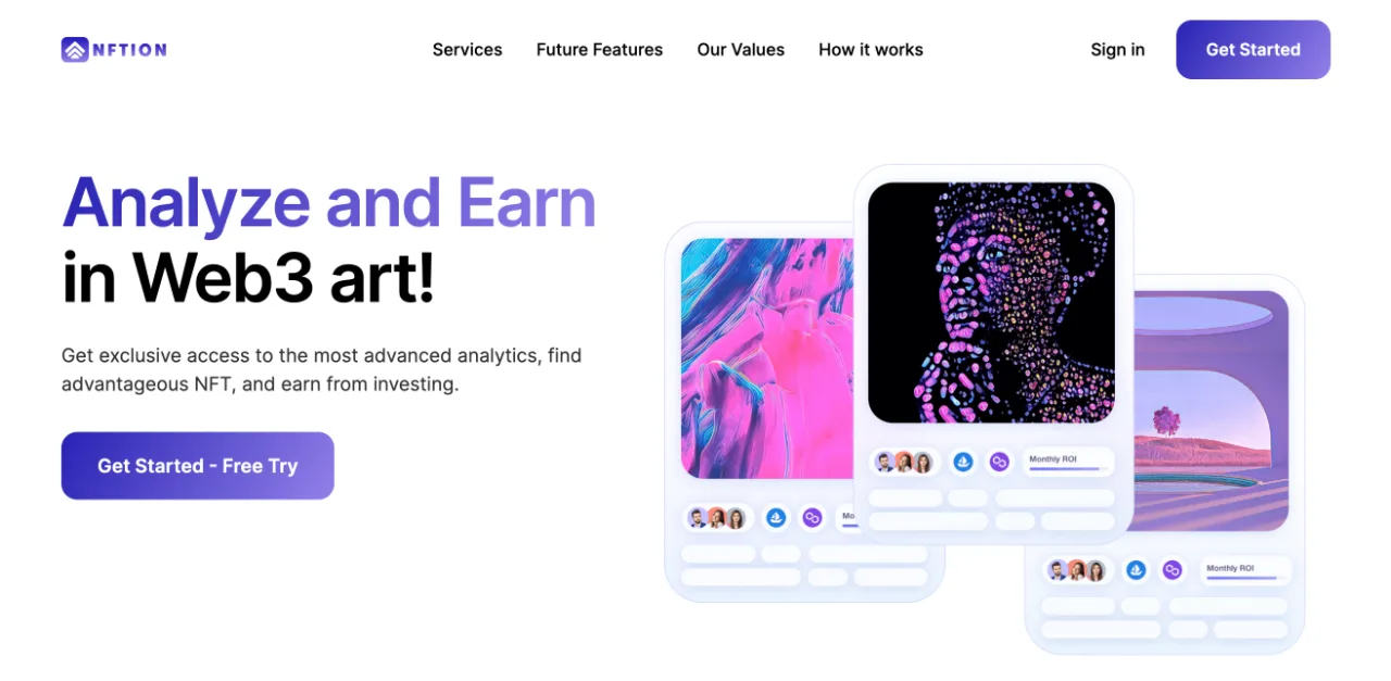 Nftion — NFT Analytics Toolkit